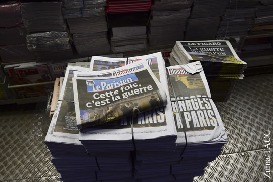 Французские СМИ назвали теракты началом войны