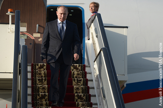 Путин прибыл на саммит G20 в Анталью