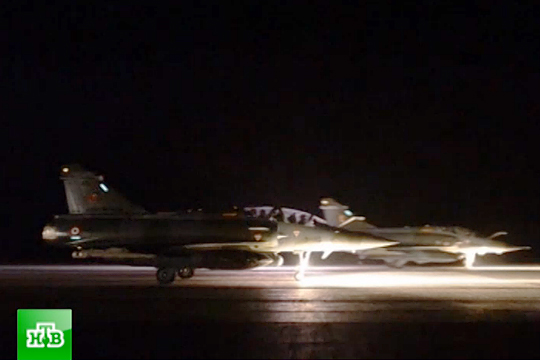 ВВС Франции нанесли мощный удар по позициям ИГ в Сирии