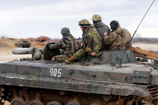 Украинские десантники провели учения около Крыма