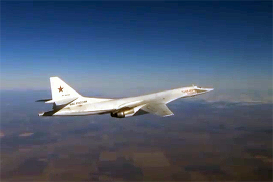 Обнародовано видео вылетов российской дальней авиации на задание в Сирию