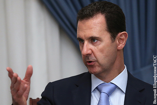 Асад назвал главную проблему урегулирования в Сирии