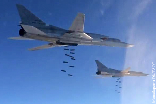 Российская авиация нанесла третий массированный удар по ИГ
