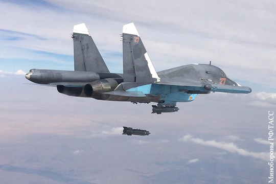 Группировка российской авиации в Сирии усилена Су-34 и Су-27СМ3