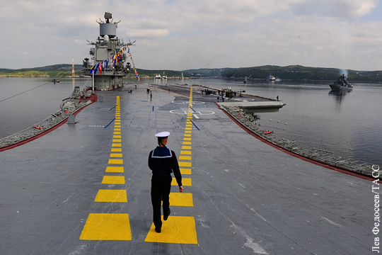 ВМФ: Авианосец «Адмирал Кузнецов» доработают под новые самолеты