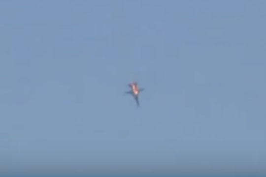 Российский Су-24 сбит на границе с Турцией