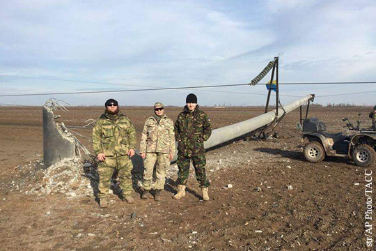 Участники «блокады» Крыма разрешили отремонтировать ЛЭП