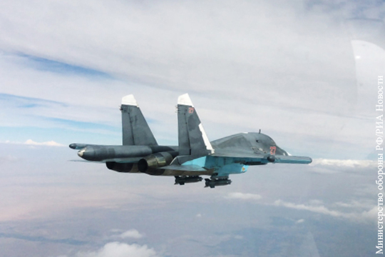 Российские Су-34 в Сирии начали вылетать на задания с ракетами «воздух-воздух»