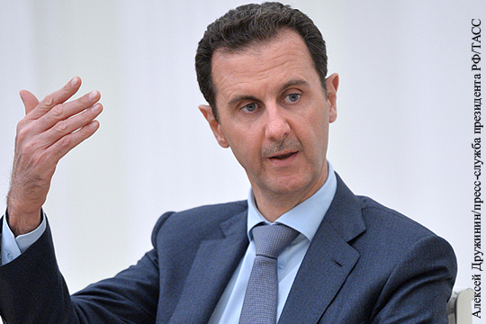 Асад: ИГ начала отступать только после начала операции России в Сирии