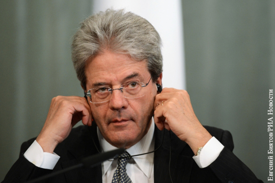 Итальянский демарш не поможет отмене антироссийских санкций