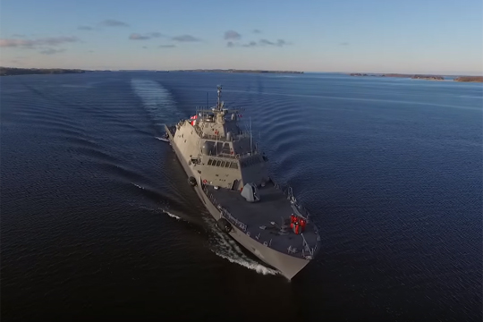 Новейший прибрежный боевой корабль США вышел из строя