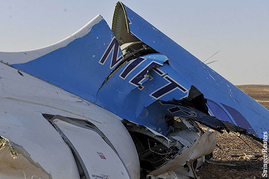 Эксперты ФСБ установили тип взорвавшейся на борту A321 бомбы