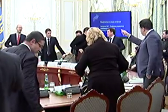 Саакашвили: Пришлось назвать Яценюка вором, но это правда