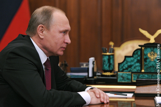 Путин внес в Госдуму законопроект о приостановке договора по ЗСТ с Украиной