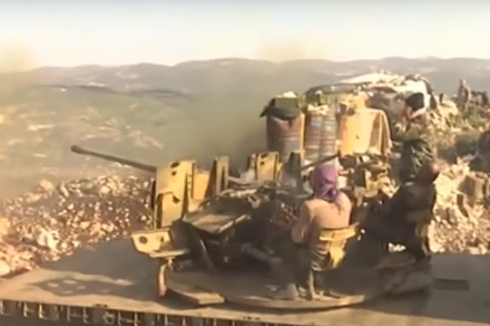 Сирийская артиллерия обстреляла «Джебхат ан-Нусра» в Сальме (видео)