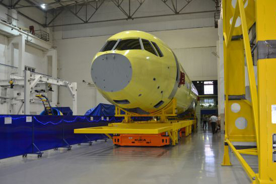 Выкатку летного образца самолета МС-21-300 перенесли на 2016 год