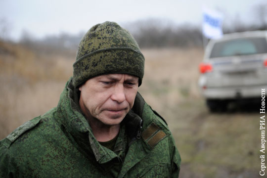 ДНР: Обстрел со стороны украинских силовиков сорвал инспекцию ОБСЕ в Коминтерново
