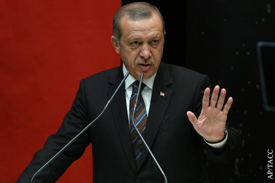 Эрдоган озвучил планы обустройства «зоны безопасности» в Сирии