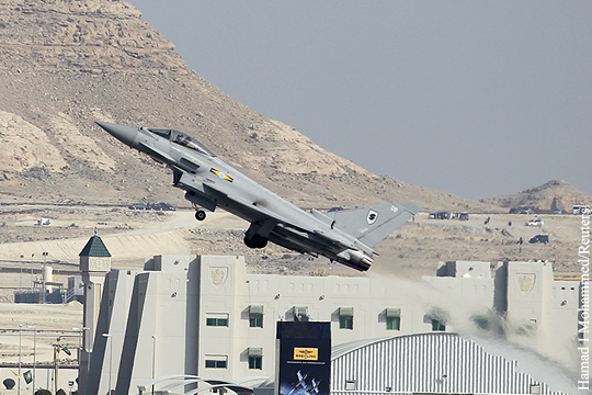 Истребитель ВВС Бахрейна разбился на границе Саудовской Аравии с Йеменом