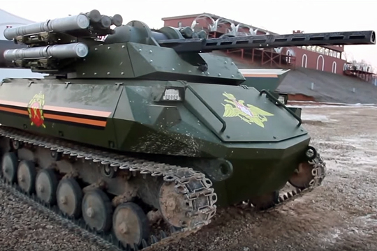 Россия решила поставлять на экспорт боевых роботов «Уран-9» 