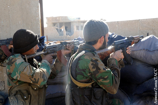 Сирийские войска заняли Шейх-Мискин к югу от Дамаска