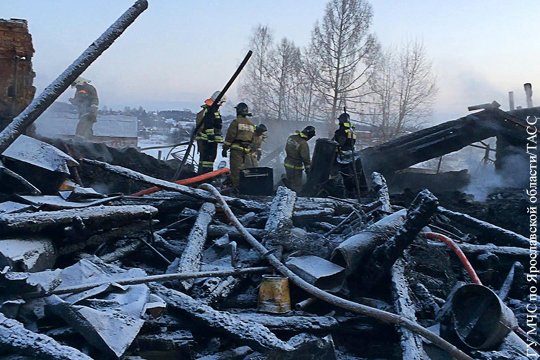 Число жертв пожара в Ярославской области возросло до шести