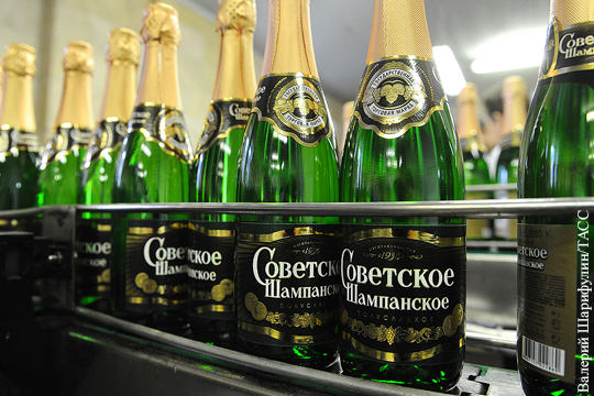 На Украине немного изменили название «Советского шампанского»