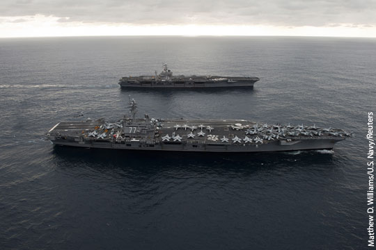 СМИ: Флоту США критически не хватает авианосцев