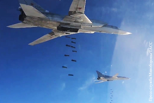 ВКС России произвели пуск 97 крылатых ракет по объектам ИГ в Сирии