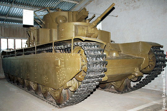 Уральские металлурги по советским чертежам воссоздали танк Т-35