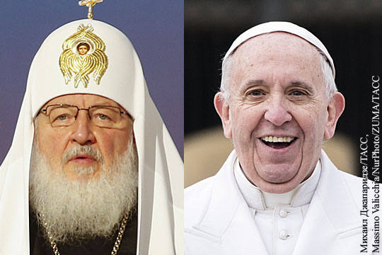 Папа и патриарх встретятся как политики