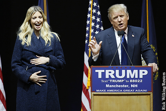 Трамп попросил дочь родить во вторник, чтобы выиграть праймериз в Нью-Гэмпшире