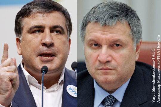 Саакашвили обвинил Авакова в аморальном поведении