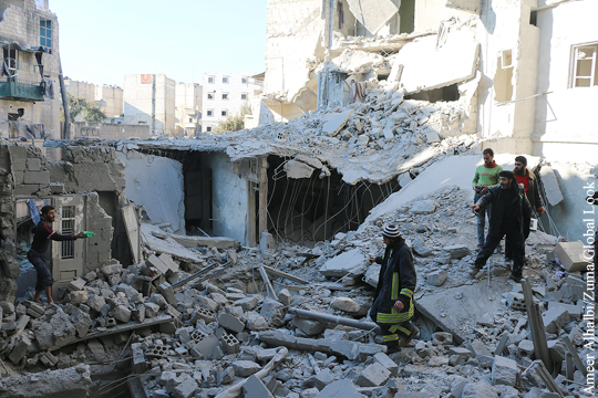 Минобороны: Бомбежку сирийского Алеппо устроила американская авиация