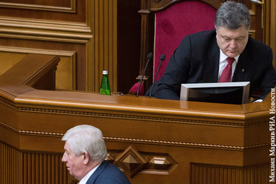 Порошенко предложил генпрокурору Украины уйти в отставку