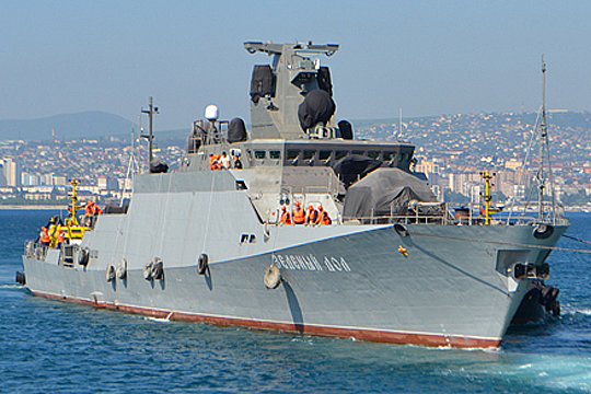 Корабль ЧФ с ракетами «Калибр» прибыл в сирийский Тартус