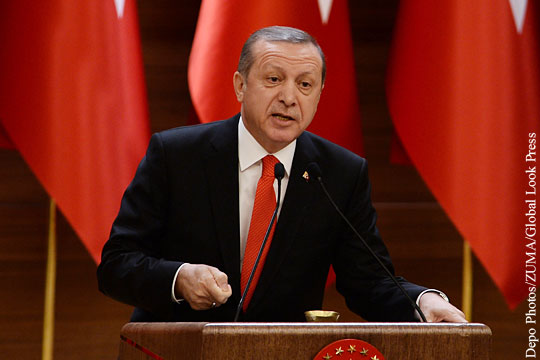 Эрдоган провозгласил право Турции бороться с террористами за пределами страны
