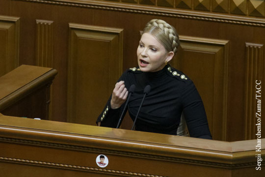 Тимошенко: Саакашвили может убедить Порошенко объявить выборы в Раду