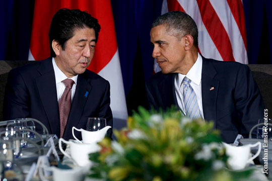 СМИ: Обама предостерег премьера Японии от визита в Россию