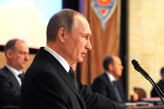Путин: ФСБ остановила готовившихся нанести удары по России террористов