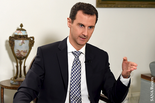 Асад: В Сирии идет война за независимость