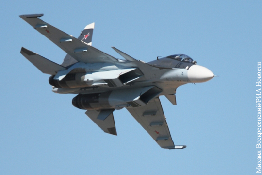 В Крыму сформирована эскадрилья из восьми новейших истребителей Су-30СМ