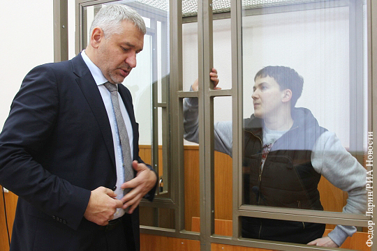 Адвокат: Главным переговорщиком по делу Савченко являются американцы