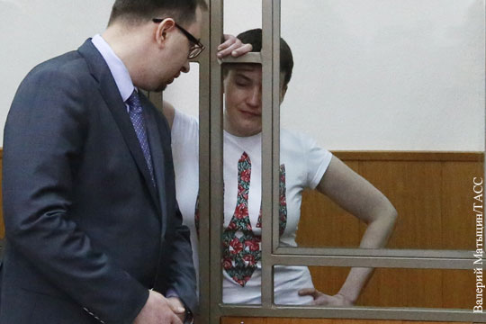 Савченко доставили в суд для оглашения меры наказания