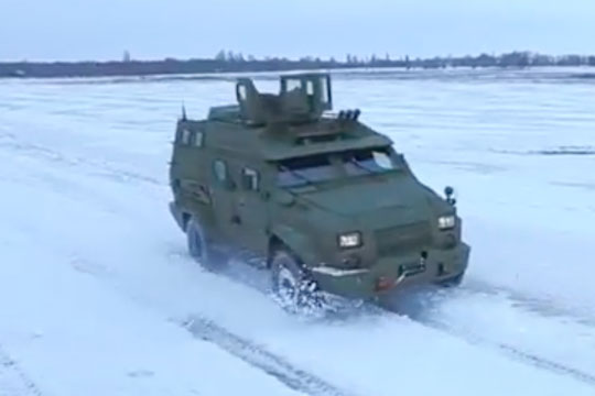 На Украине представили бронеавтомобиль «Барс-8»