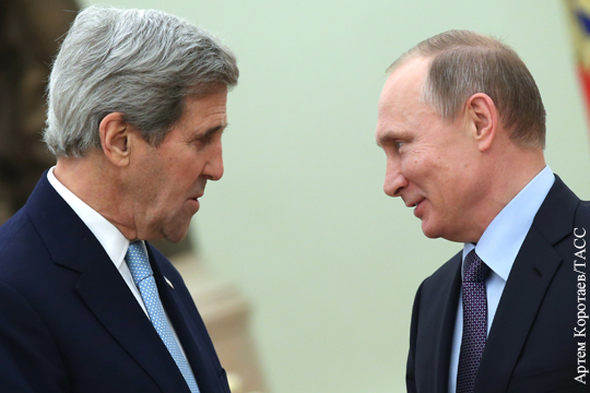 В Кремле началась встреча Путина с Керри
