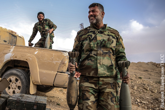 Сирийская армия отбила у ИГ цитадель Пальмиры