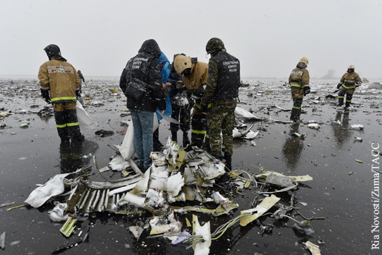 Источники: Boeing в Ростове-на-Дону разбился из-за случайно включенного стабилизатора