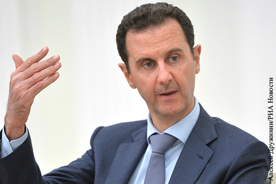 Асад счел Сирию слишком маленькой для федерализации
