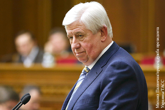 Рада одобрила отставку генпрокурора Украины Шокина